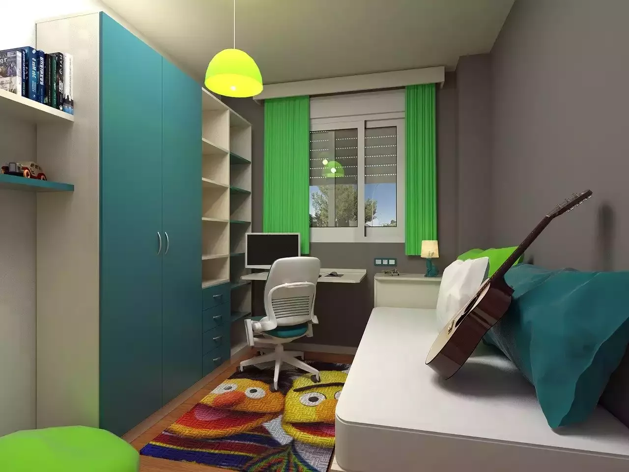 איך ליצור עיצוב מושלם של חדר שינה לילדים